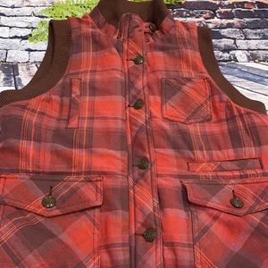 Natural Reflections Quilted Plaid Outdoor Vest